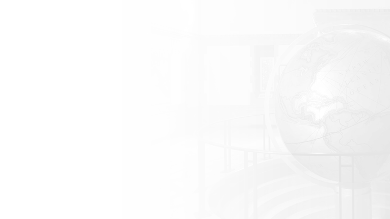 A transparent grayscale overlay of the globe located in Hurley Hall on the campus of the University of Notre Dame.
